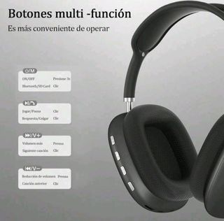 Cascos Bluetooth negros precintado en su caja