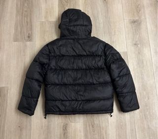 Plumifero Stussy L - Negro/Rosa  