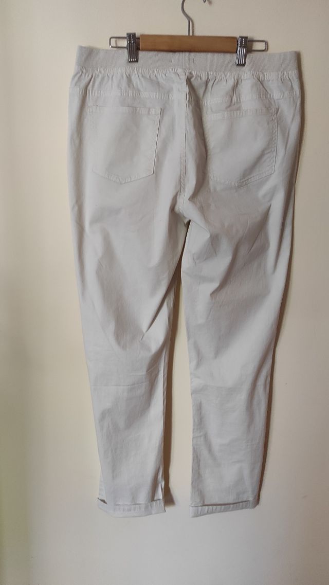 Pantalón algodón beige Unit