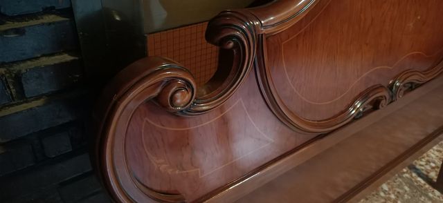 Cabecero cama madera antiguo