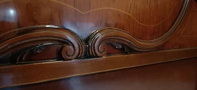 Cabecero cama madera antiguo