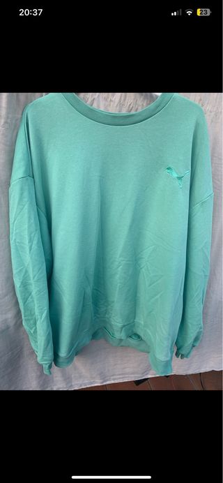 Sudadera Puma turquesa