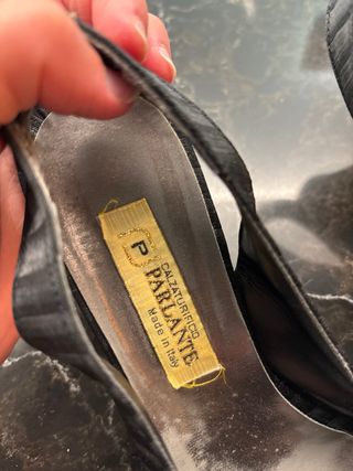 Scarpe P. Parlante vintage nere