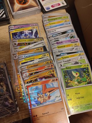 Lote ETB abierta Fulgor Negro pokemon jcc