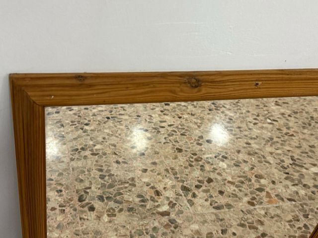 Espejo madera marrón