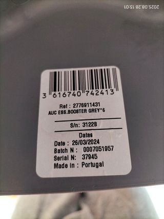 Silla elevadora o trona.