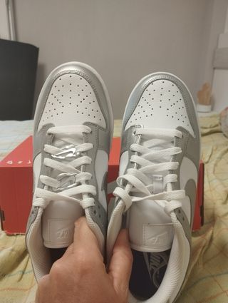 Nike Dunk 41 - Plata/Blanco unisex