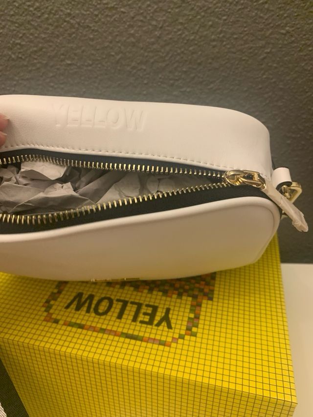 Bolso bandolera YELLOW blanco