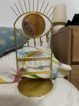 Joyero dorado | Expositor de joyas
