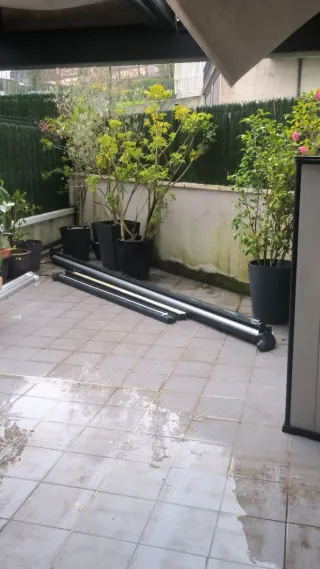 Pergola y cofre terraza motorizado.