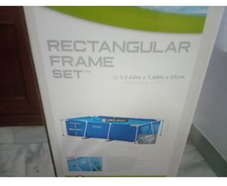 Piscina Intex desmontable azul