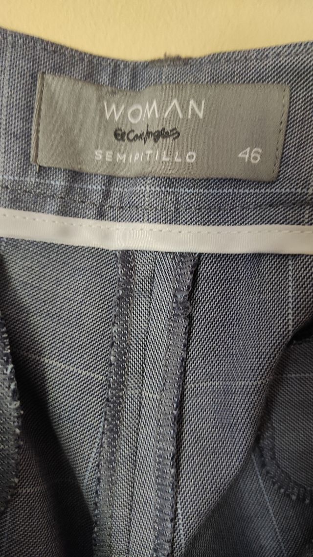 Pantalón semipitillo mujer