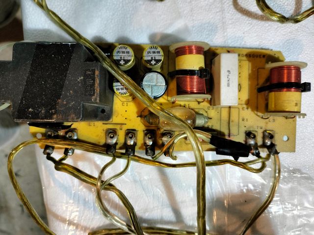 2 Filtri crossover vintage+2 targhe