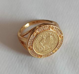 Anillo moneda oro Francia