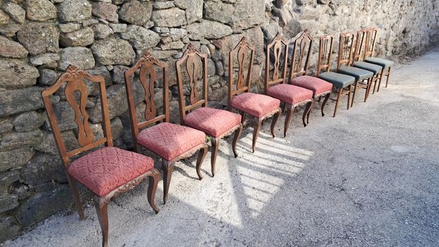 Sillas Isabelinas - 10 sillas antiguas