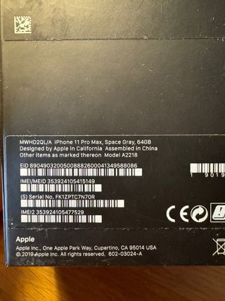 Iphone 11 Pro Max Gris Espacial