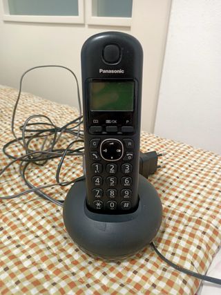 Teléfono inalámbrico Panasonic negro