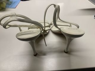 Tacones Mango blancos elegantes