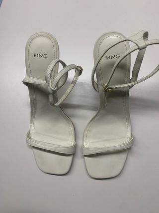 Tacones Mango blancos elegantes