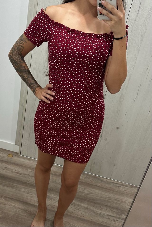 Vestido rojo corazones - NUEVO