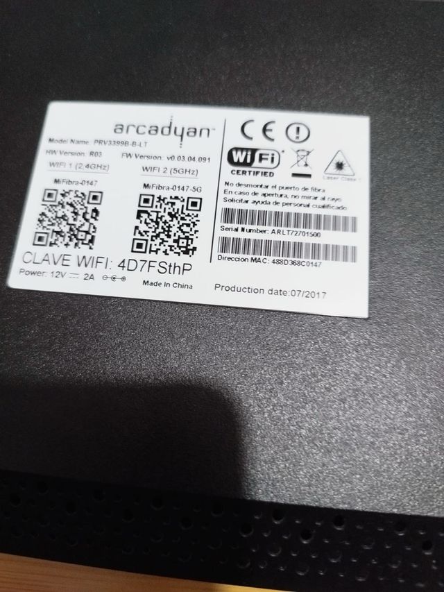 Livebox Fibra - Router