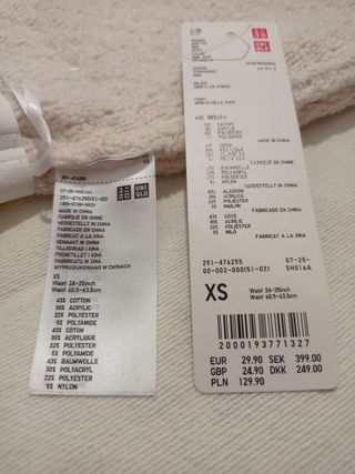 Minifalda punto Uniqlo XS