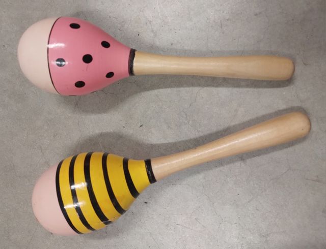 Maracas bimbi: coppia colorata