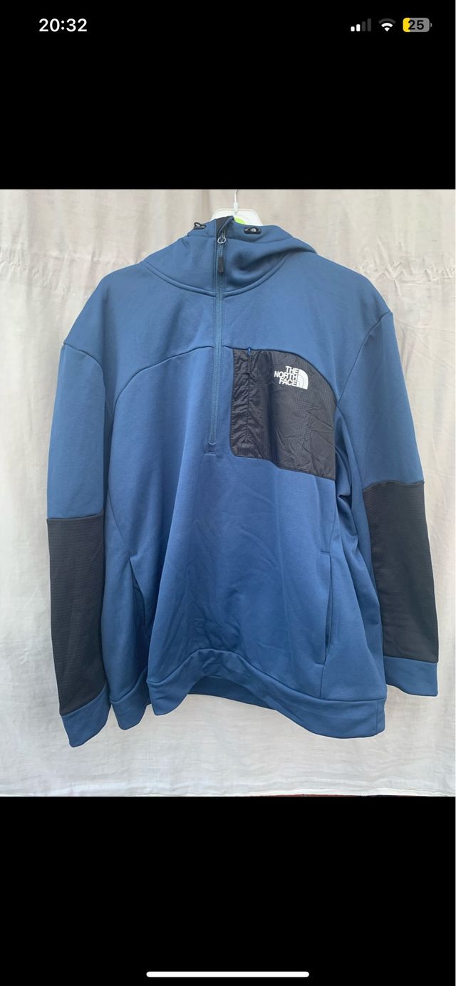 Sudadera The North Face azul escucho ofertas