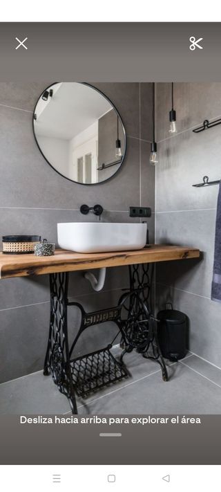 Mueble lavabo vintage