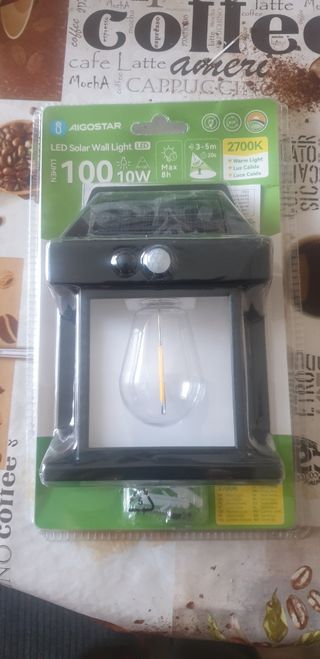 Luz LED solar Aigostar exterior
