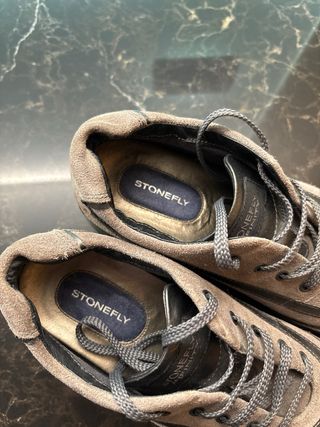 Stonefly - Scarpe in suede grigio