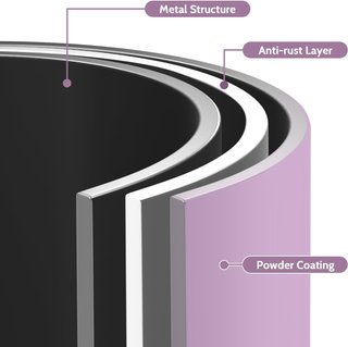 Mesa metalica Purpura exterior