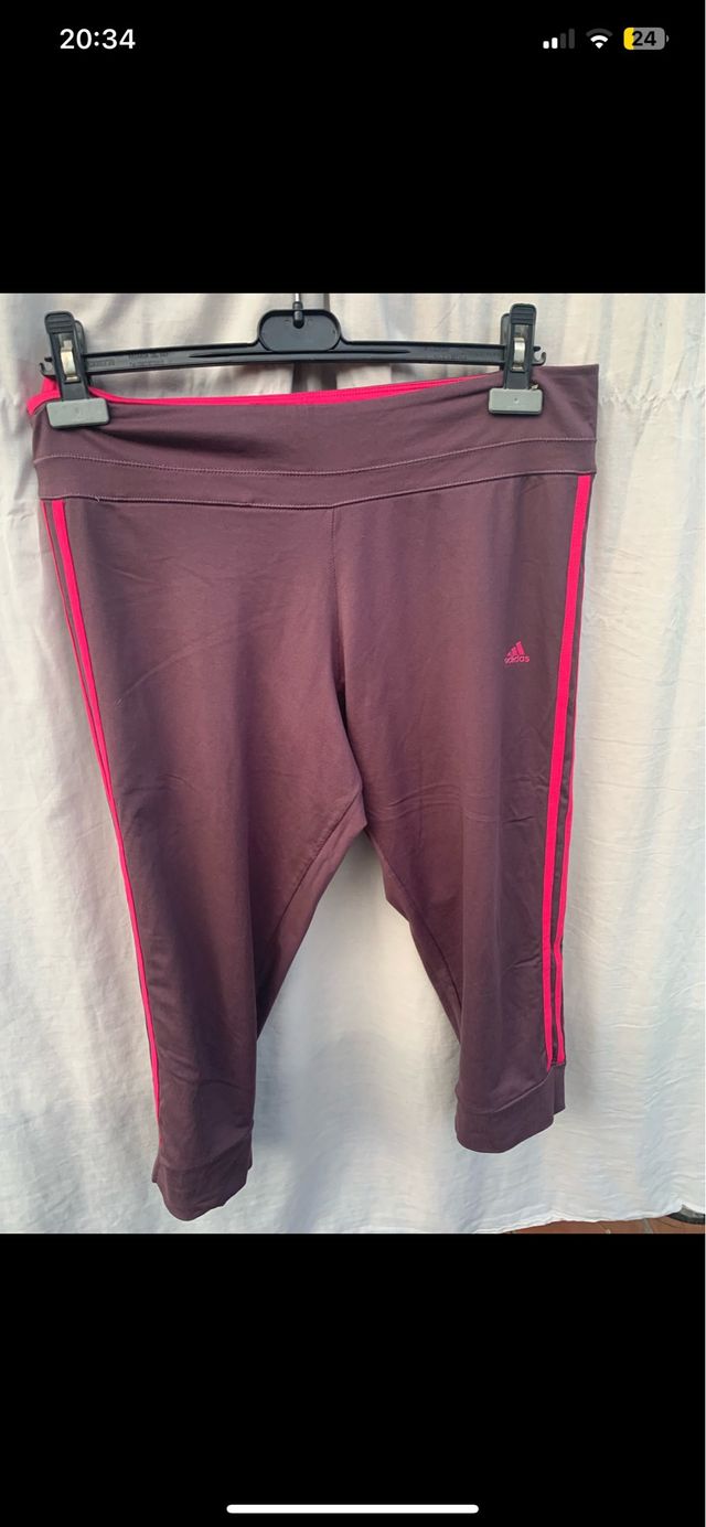 Mallas Adidas - Rosa y Morado