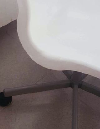 Sedia Ikea bianca girevole
