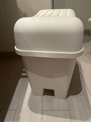 Baúl almacenaje blanco plástico