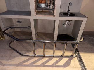 Escalera piscina acero inoxidable