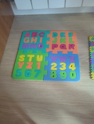 Lote 2 puzzles gomaespuma abecedario