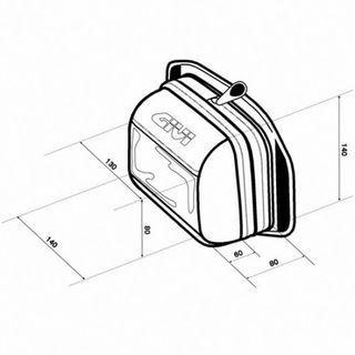 Bolsa Givi GPS - Impermeable