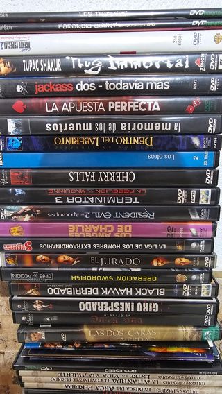 Películas DVD - Acción, Terror... 1€ cada una