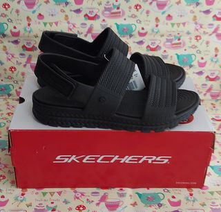 Sandalias Skechers mujer negras