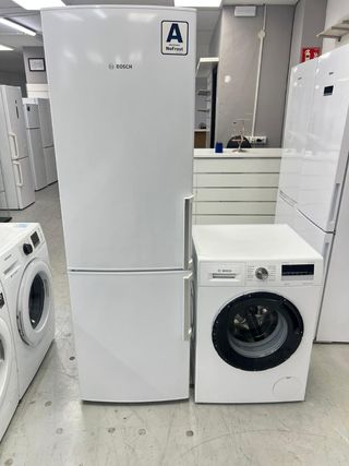 Nevera y Lavadora Bosch - Blanco