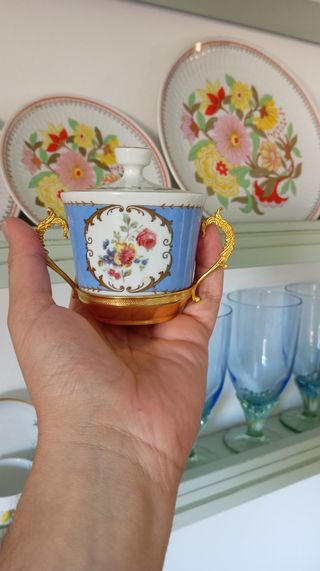 Zuccheriera Limoges vintage