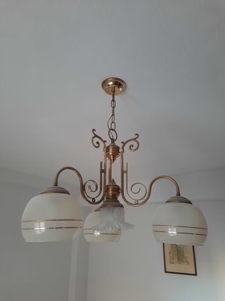 Lámpara techo vintage 3 luces