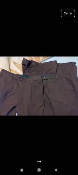 Pantalones de pinzas