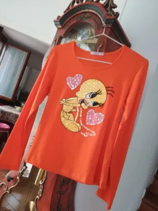 Maglietta Beautyful  Arancio