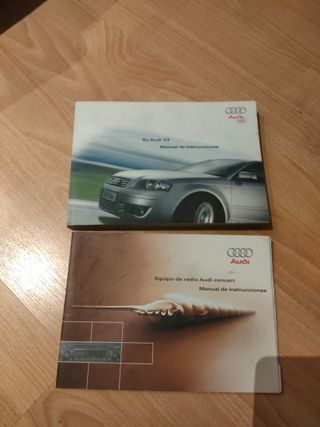 Manual coche Audi A3 8P y manual Radio Concert
