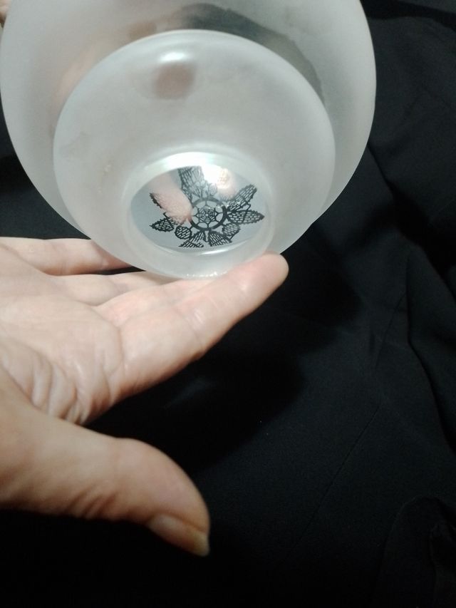 8 tulipas cristal años 70