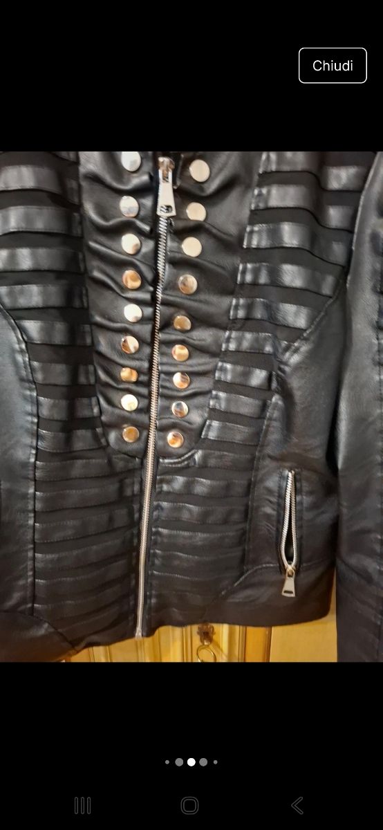 Giubbotto Pelle My Style Tg S