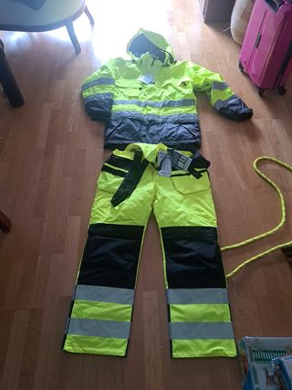 Pantalones trabajo alta visibilidad talla xxl y xl