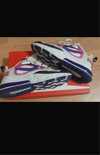 Nike Air Max 270 React - Blancas y Rosas